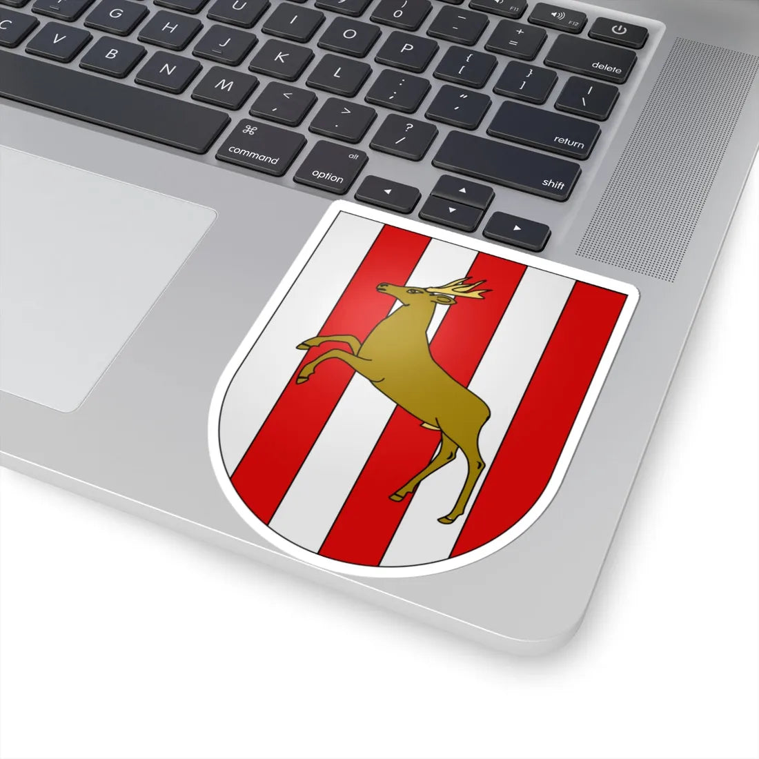 Sorens-coat of arms (Switzerland) (Coat of Arms) STICKER Vinyl Kiss-Cut Decal - The Sticker Space