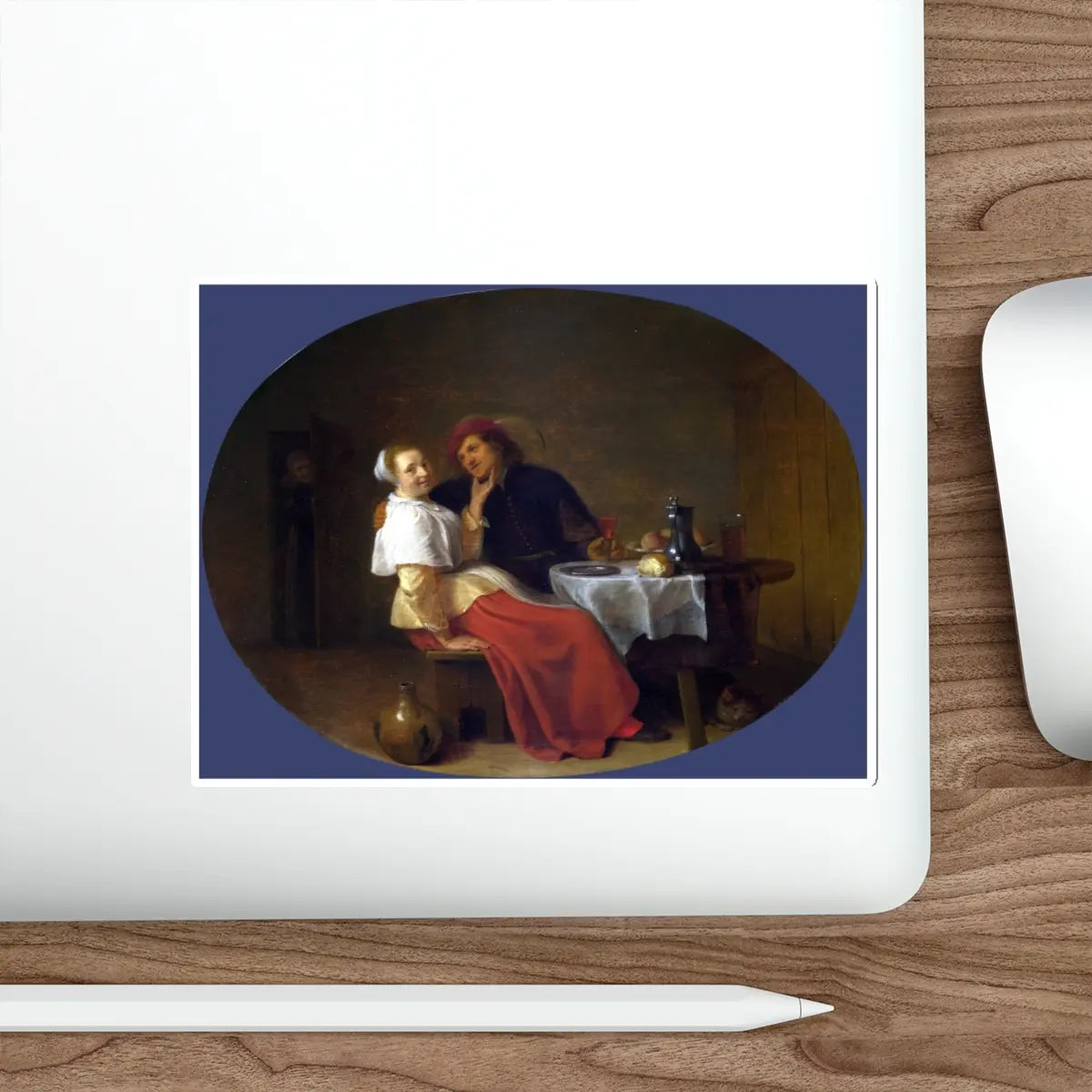 SKU:11730603841996577172 Sticker types:White Shape:Die-Cut Sizes:6" × 6"