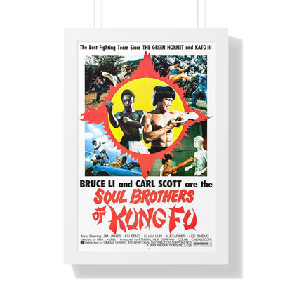 SOUL BROTHERS OF KUNG FU 1977 - Framed Movie Poster-16″ x 24″-The Sticker Space