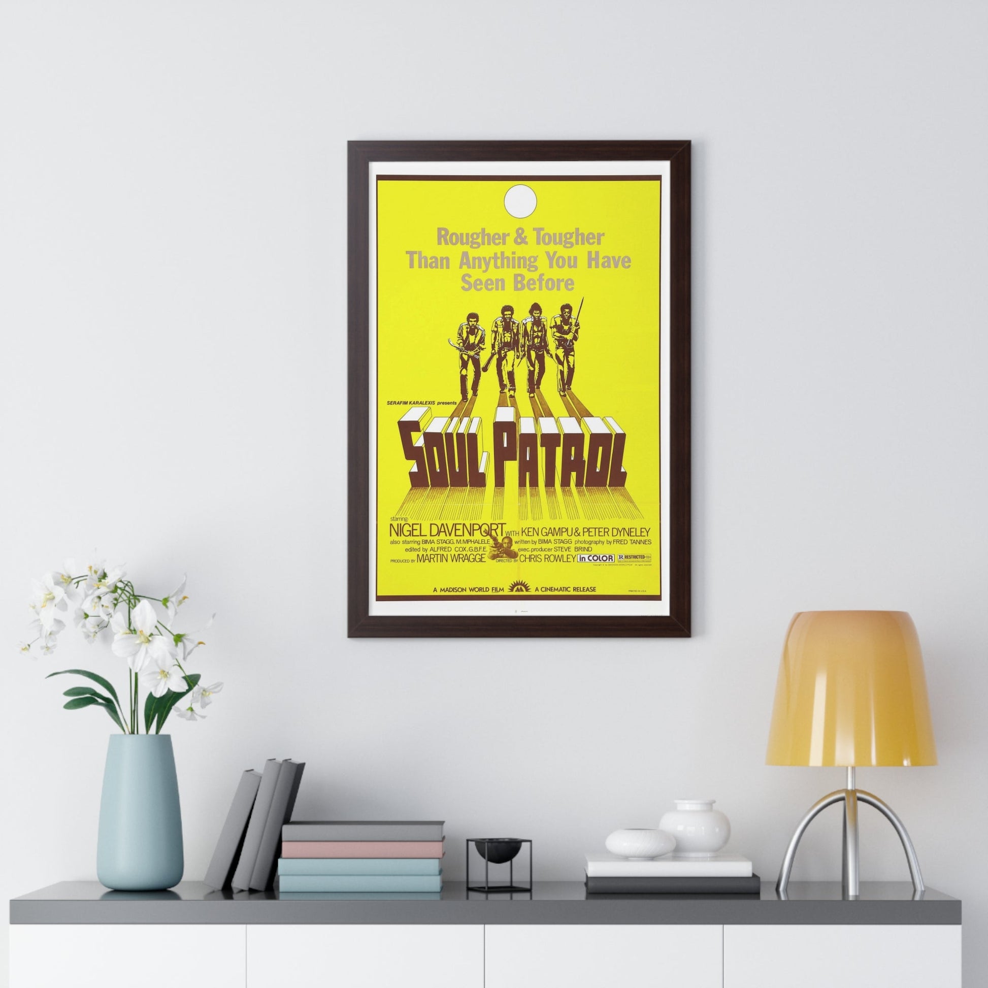 SOUL PATROL 1976 - Framed Movie Poster-The Sticker Space