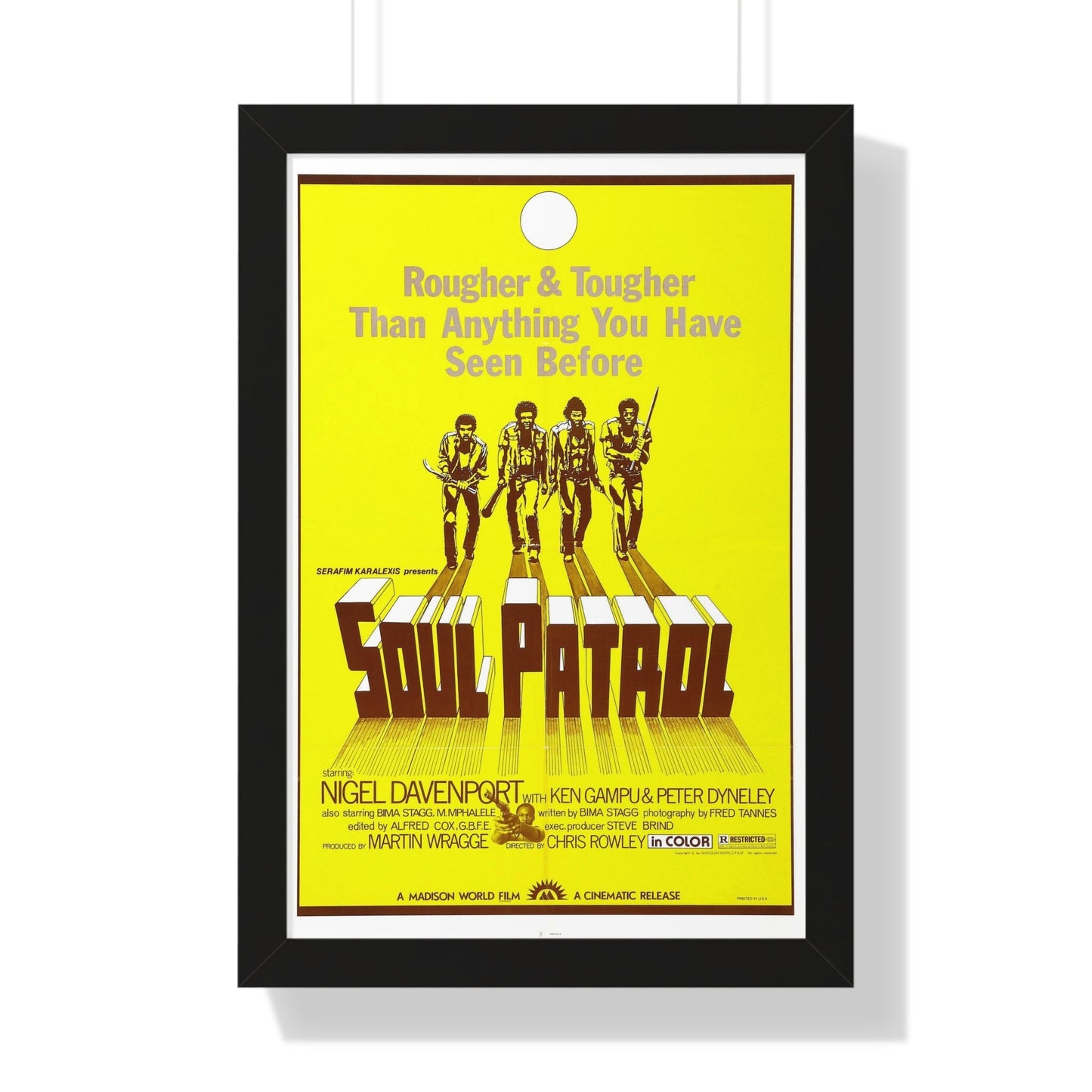 SOUL PATROL 1976 - Framed Movie Poster-16″ x 24″-The Sticker Space