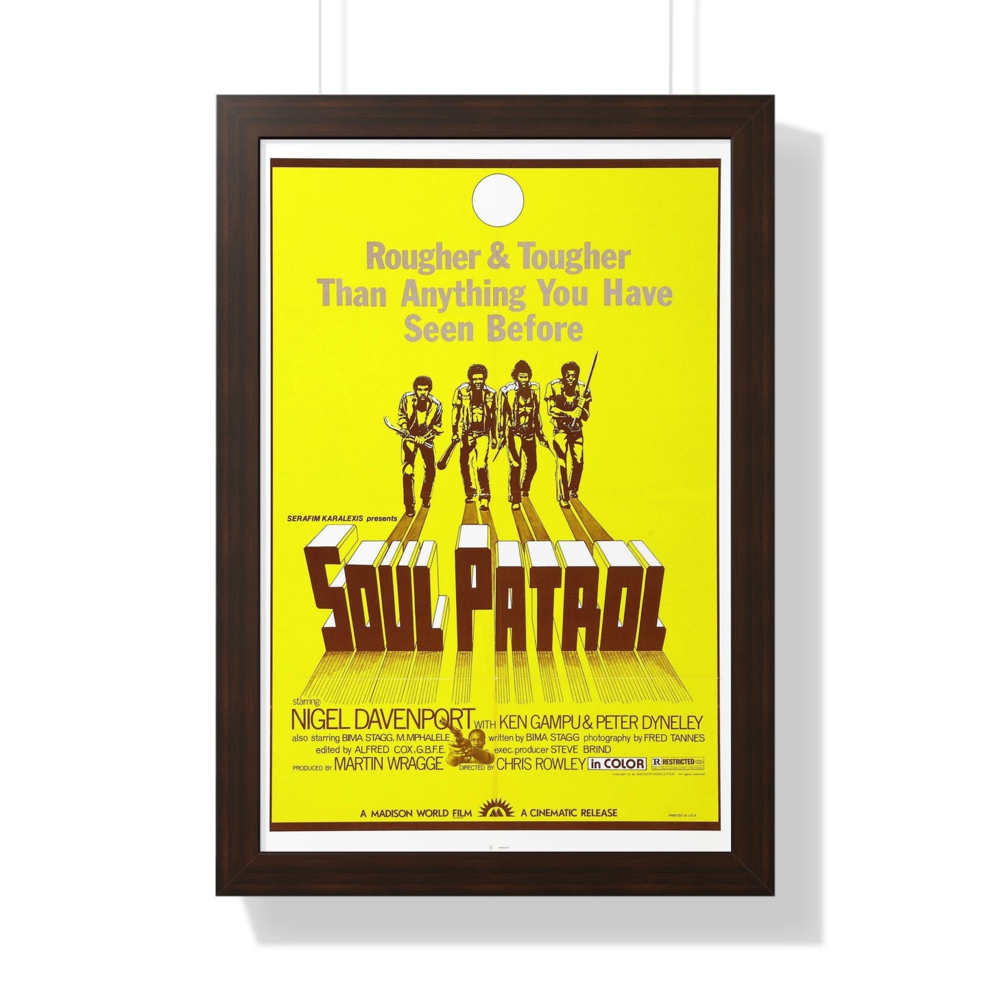 SOUL PATROL 1976 - Framed Movie Poster-16″ x 24″-The Sticker Space