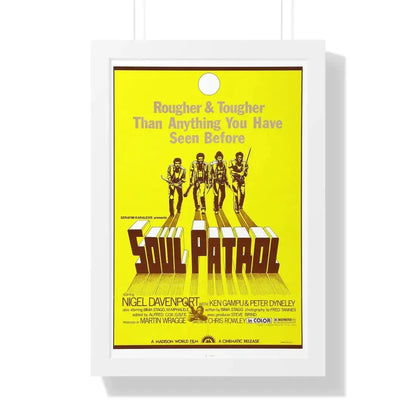 SOUL PATROL 1976 - Framed Movie Poster 16″ x 24″ White - The Sticker Space
