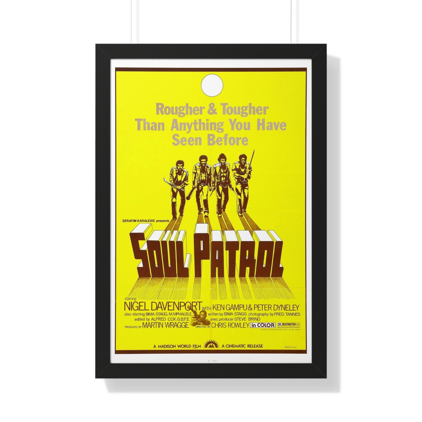 SOUL PATROL 1976 - Framed Movie Poster-20" x 30"-The Sticker Space