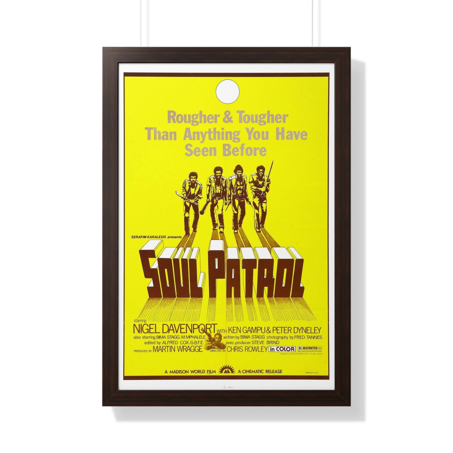 SOUL PATROL 1976 - Framed Movie Poster-20" x 30"-The Sticker Space