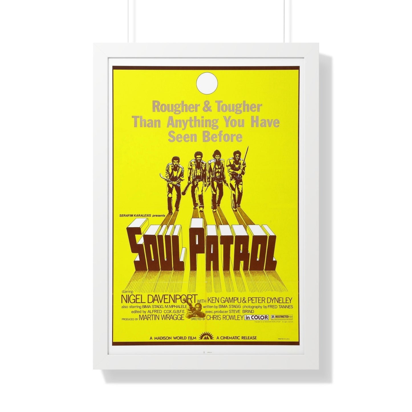 SOUL PATROL 1976 - Framed Movie Poster-20" x 30"-The Sticker Space