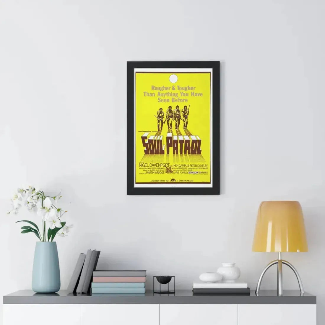 SOUL PATROL 1976 - Framed Movie Poster - The Sticker Space