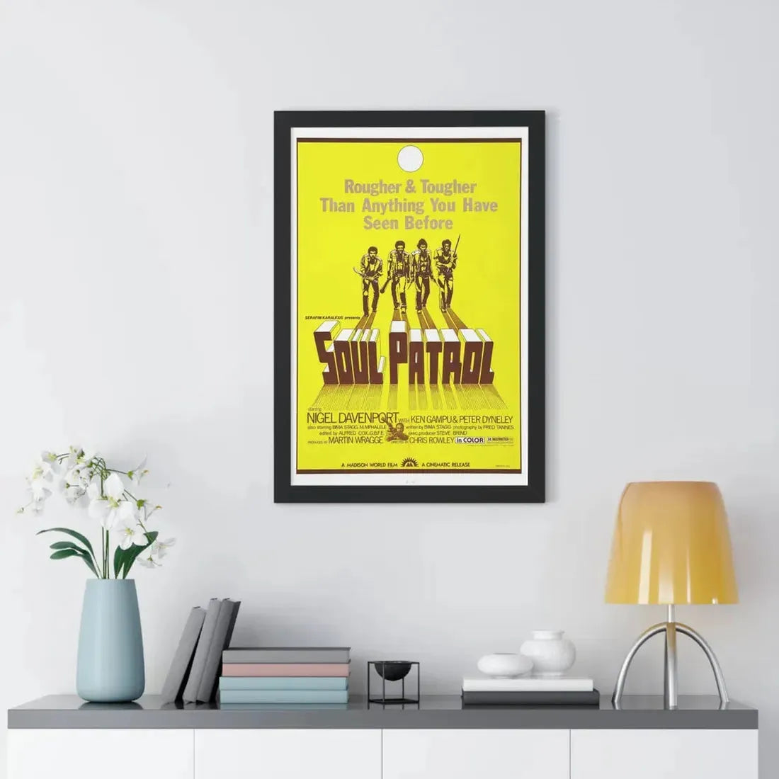 SOUL PATROL 1976 - Framed Movie Poster - The Sticker Space