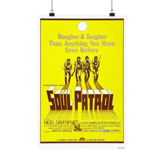 SOUL PATROL 1976 - Paper Movie Poster 12″ x 18″ Matte - The Sticker Space