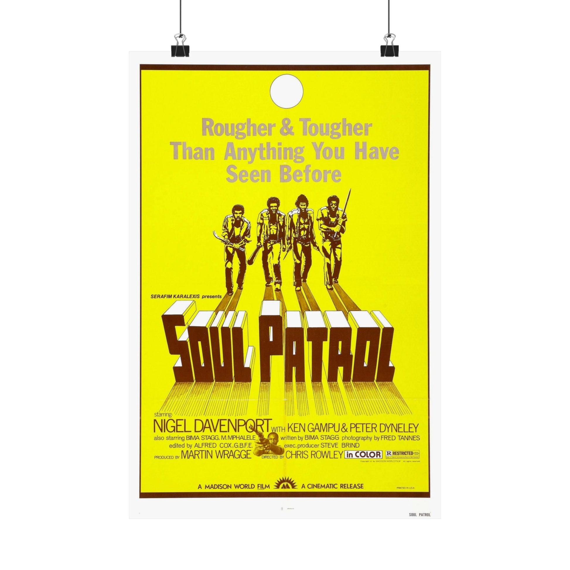 SOUL PATROL 1976 - Paper Movie Poster-12″ x 18″-The Sticker Space