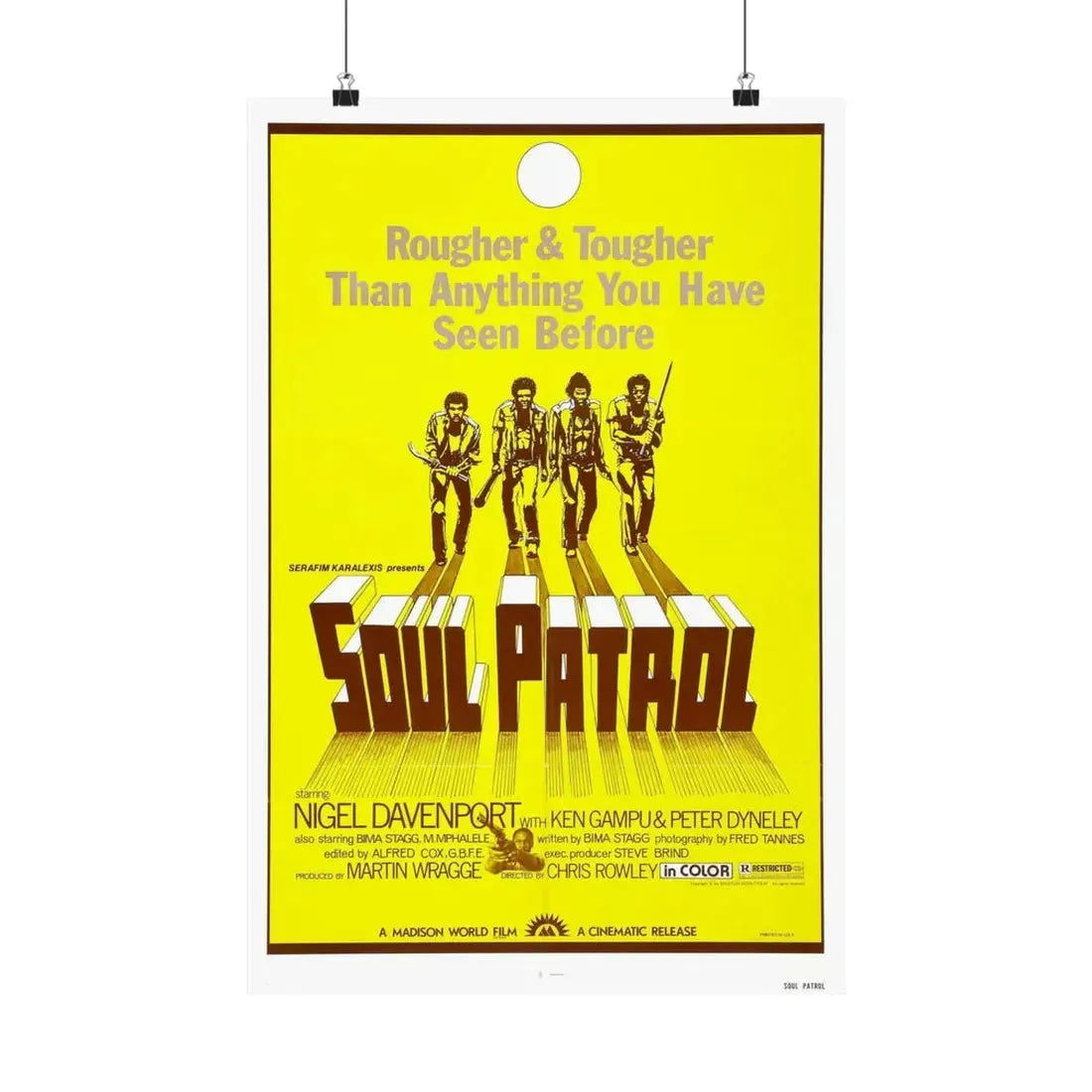 SOUL PATROL 1976 - Paper Movie Poster 16″ x 24″ Matte - The Sticker Space