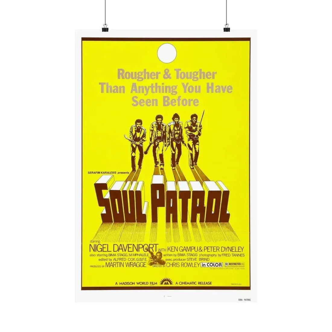 SOUL PATROL 1976 - Paper Movie Poster 20″ x 30″ Matte - The Sticker Space