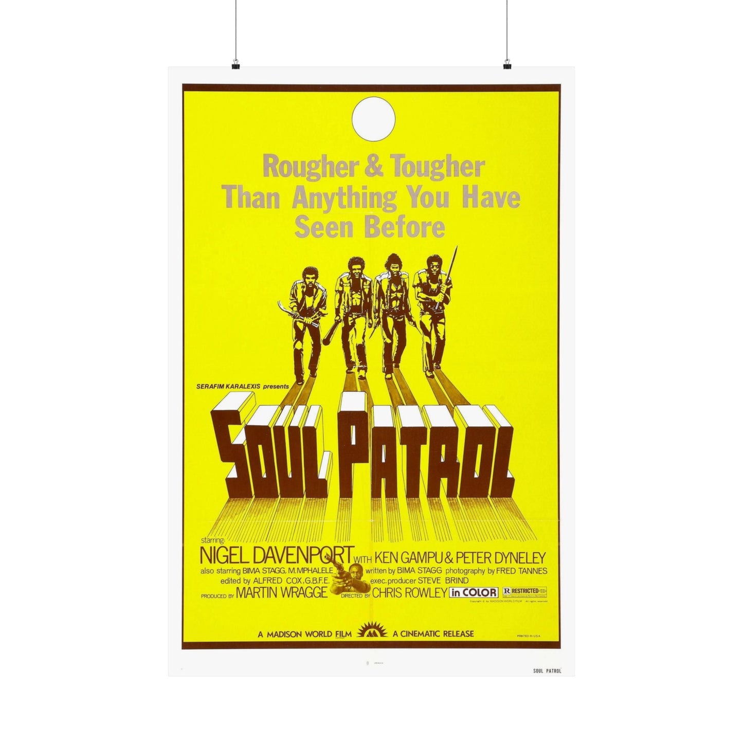 SOUL PATROL 1976 - Paper Movie Poster-36" x 54"-The Sticker Space