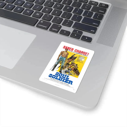SOUL SOLDIER 1970 Movie Poster - STICKER Vinyl Kiss-Cut Decal - The Sticker Space