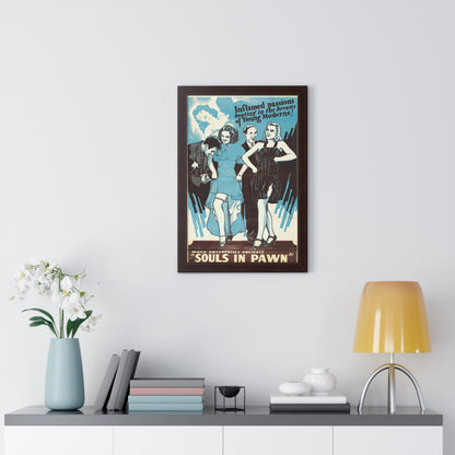 SOULS IN PAWN 1940 - Framed Movie Poster-The Sticker Space