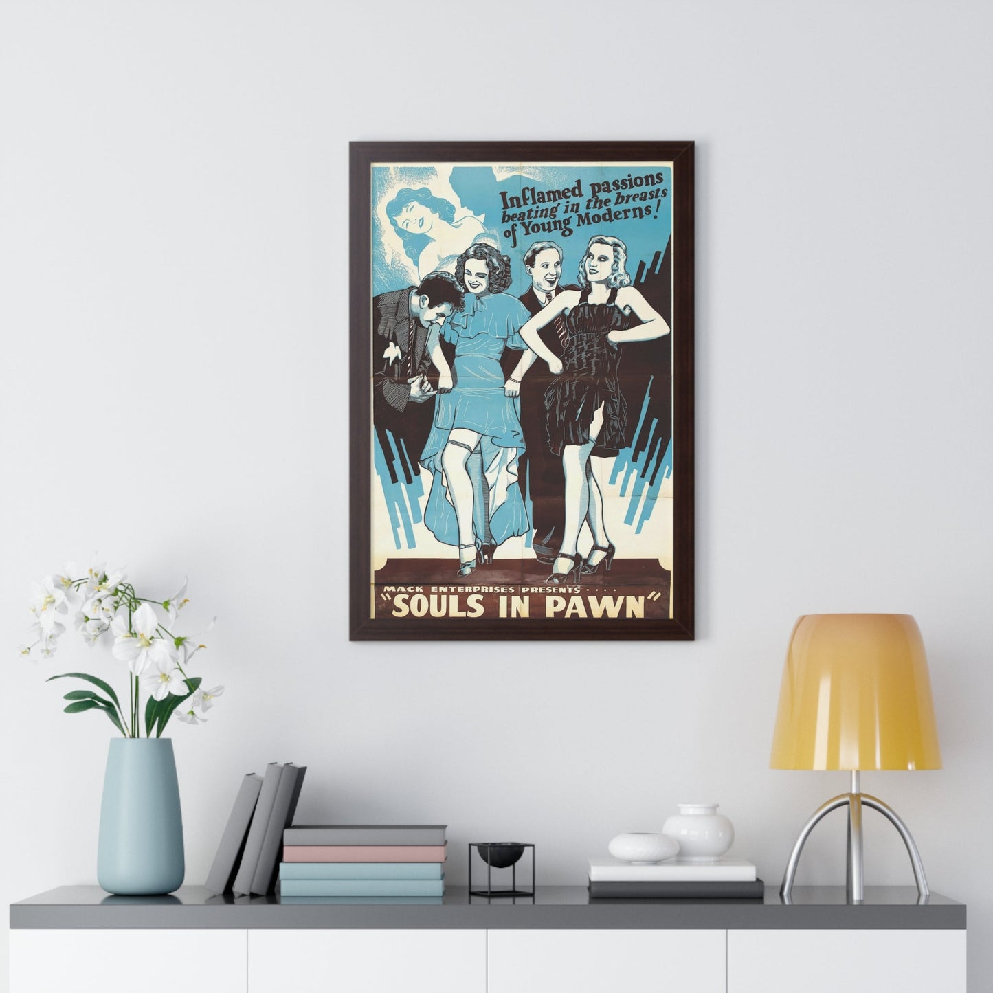 SOULS IN PAWN 1940 - Framed Movie Poster-The Sticker Space