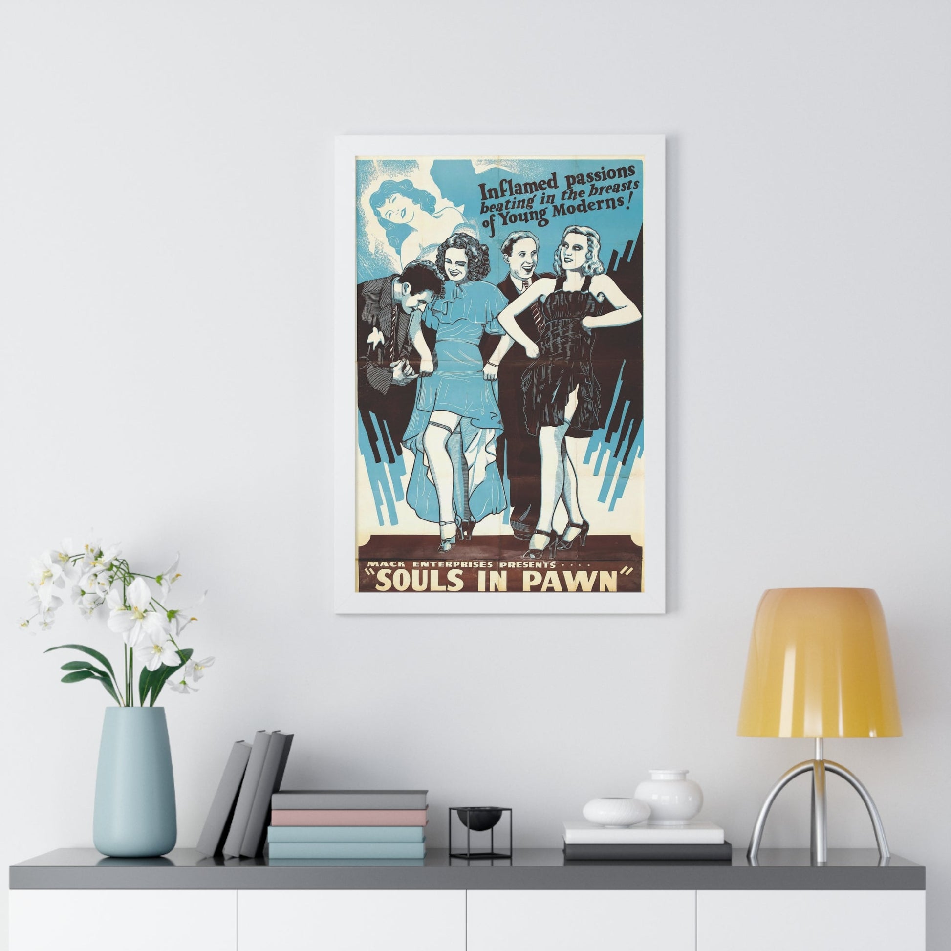 SOULS IN PAWN 1940 - Framed Movie Poster-The Sticker Space