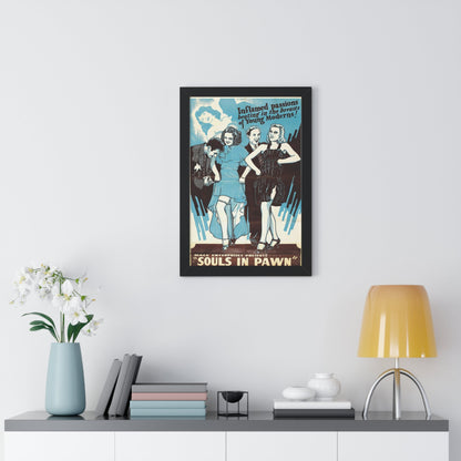 SOULS IN PAWN 1940 - Framed Movie Poster-The Sticker Space