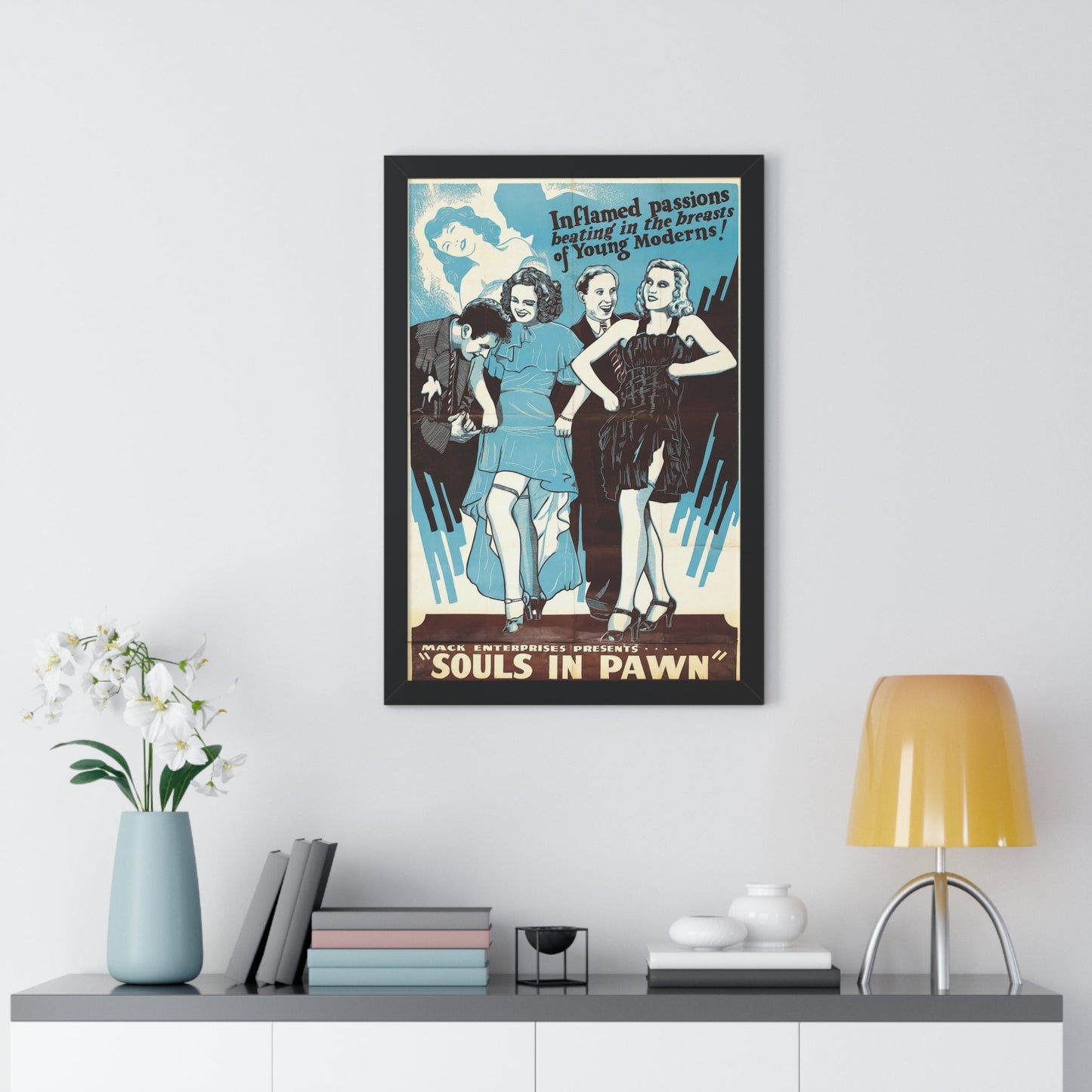 SOULS IN PAWN 1940 - Framed Movie Poster-The Sticker Space