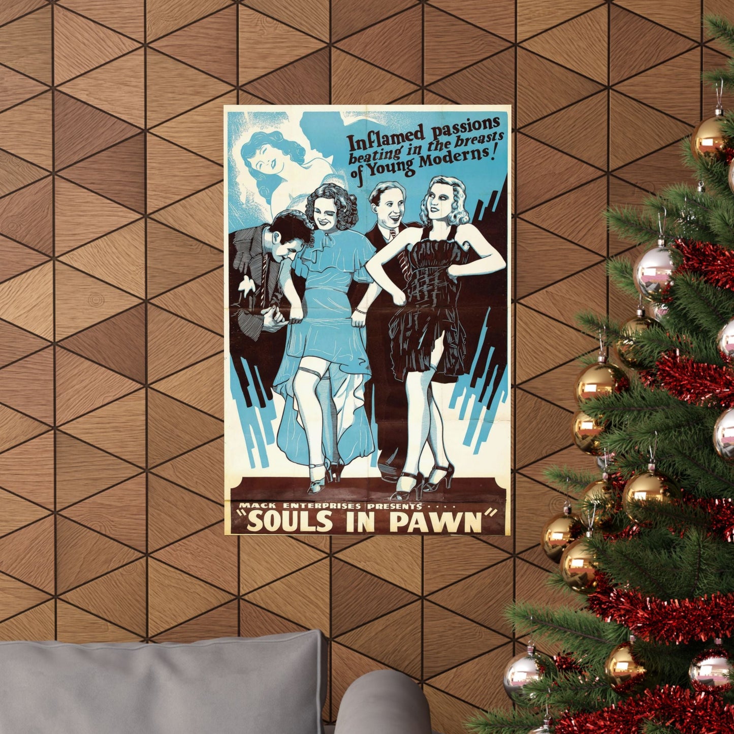 SOULS IN PAWN 1940 - Paper Movie Poster-The Sticker Space