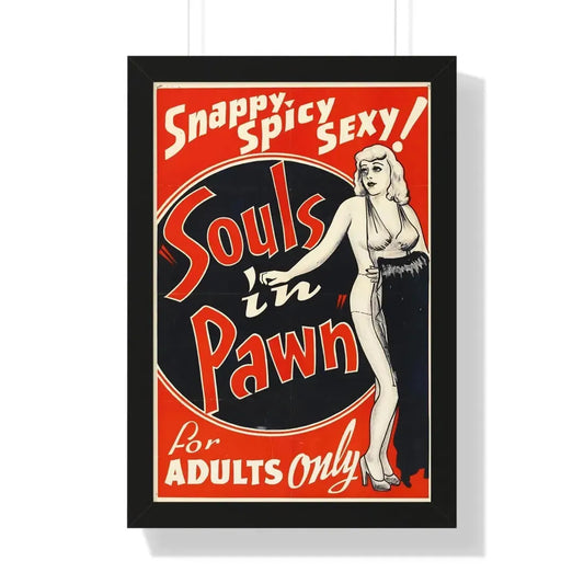 SOULS IN PAWN (2) 1940 - Framed Movie Poster 16″ x 24″ Black - The Sticker Space