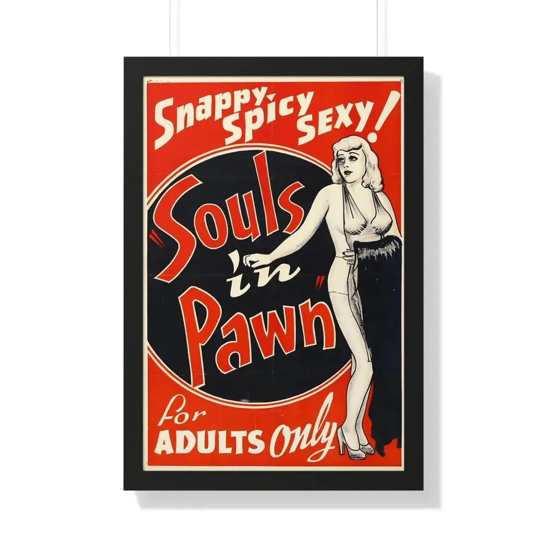 SOULS IN PAWN (2) 1940 - Framed Movie Poster 20" x 30" Black - The Sticker Space