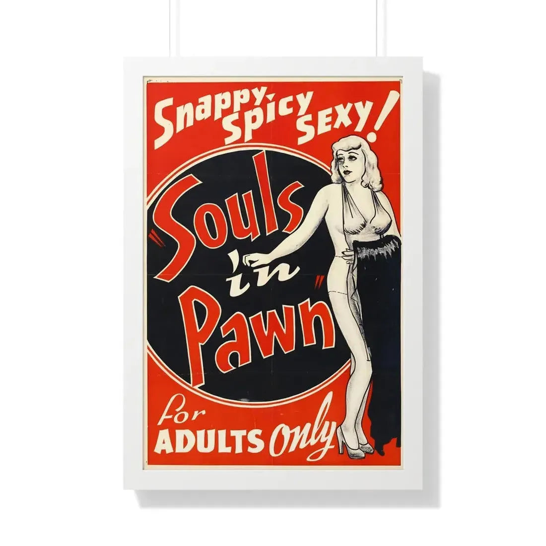 SOULS IN PAWN (2) 1940 - Framed Movie Poster 20" x 30" White - The Sticker Space