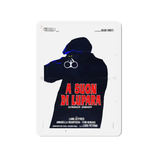 SOUND OF A SHOTGUN (A suon di lupara) 1968 Movie Poster - Refrigerator Magnet 2 Inch Die-Cut - The Sticker Space