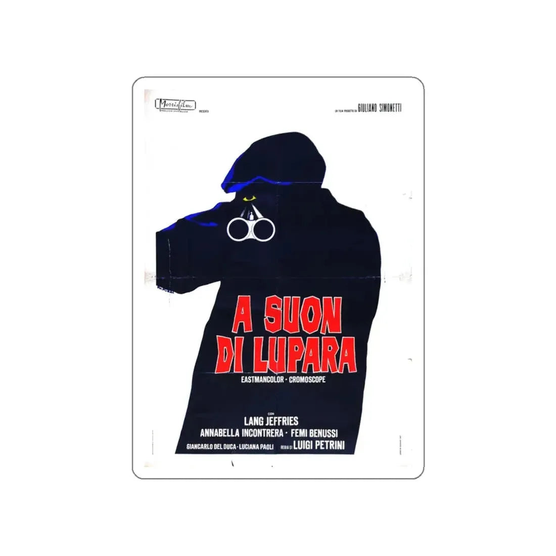 SOUND OF A SHOTGUN (A suon di lupara) 1968 Movie Poster STICKER Vinyl Die-Cut Decal 6 Inch - The Sticker Space