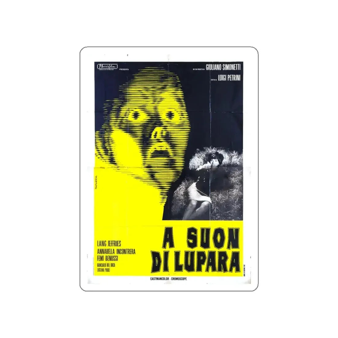 SOUND OF A SHOTGUN (A suon di lupara) (2) 1968 Movie Poster STICKER Vinyl Die-Cut Decal 4 Inch - The Sticker Space