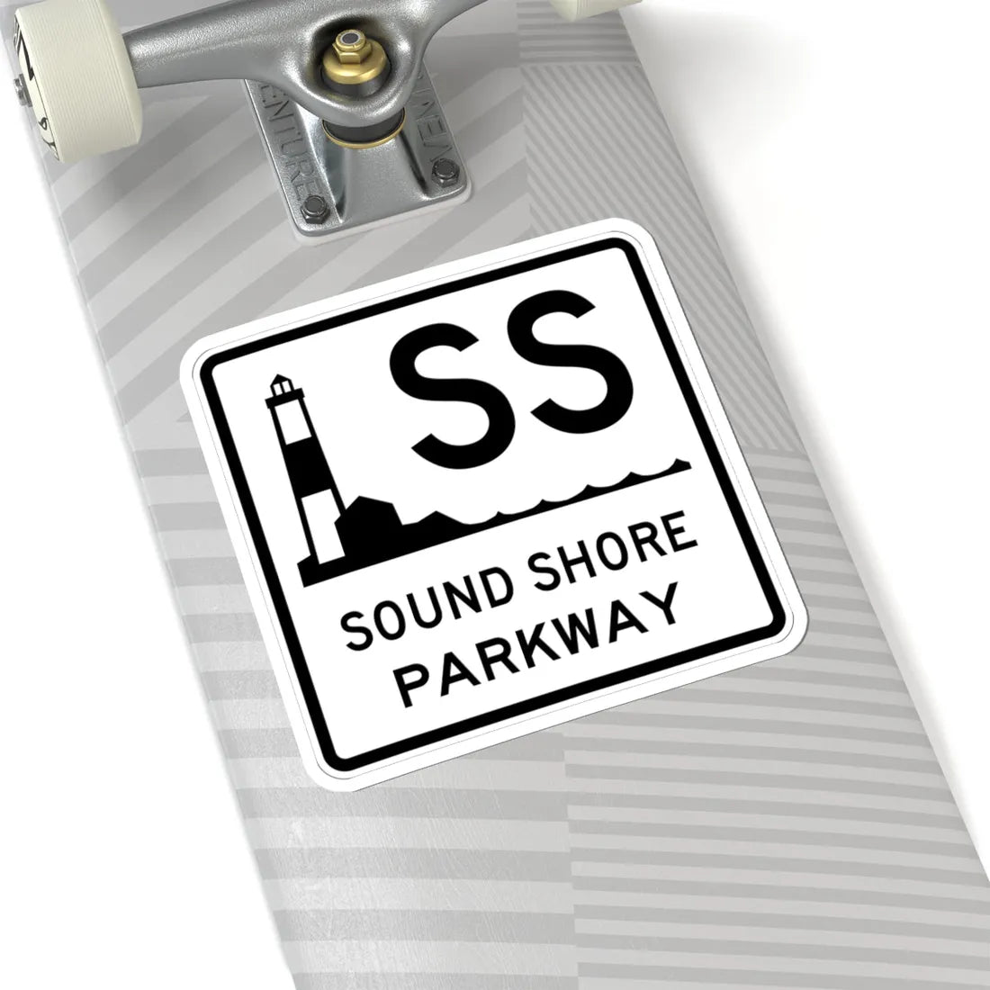 Sound Shore Pkwy Shield (New York) (Road Sign) STICKER Vinyl Kiss-Cut Decal - The Sticker Space