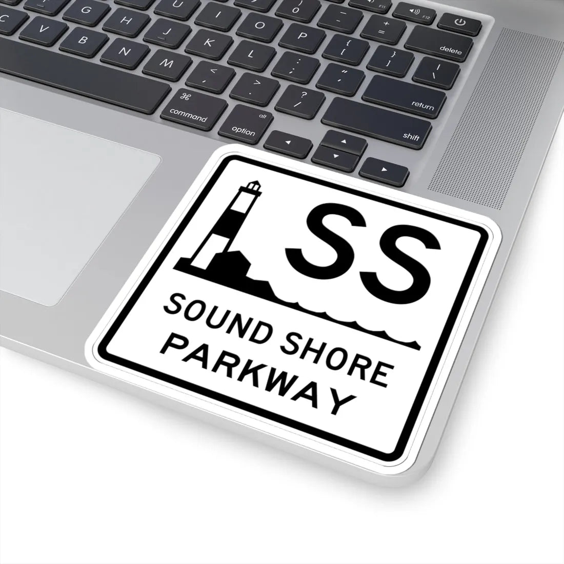 Sound Shore Pkwy Shield (New York) (Road Sign) STICKER Vinyl Kiss-Cut Decal - The Sticker Space