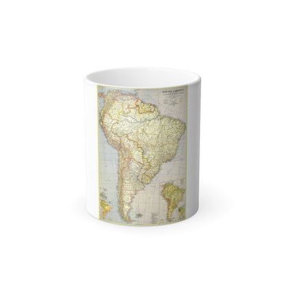 South America (1937) (Map) Color Changing Mug 11oz-11oz-The Sticker Space