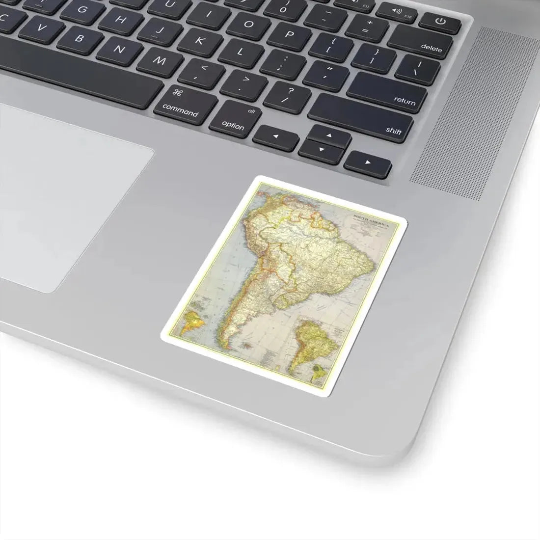 South America (1937) (Map) STICKER Vinyl Kiss-Cut Decal - The Sticker Space