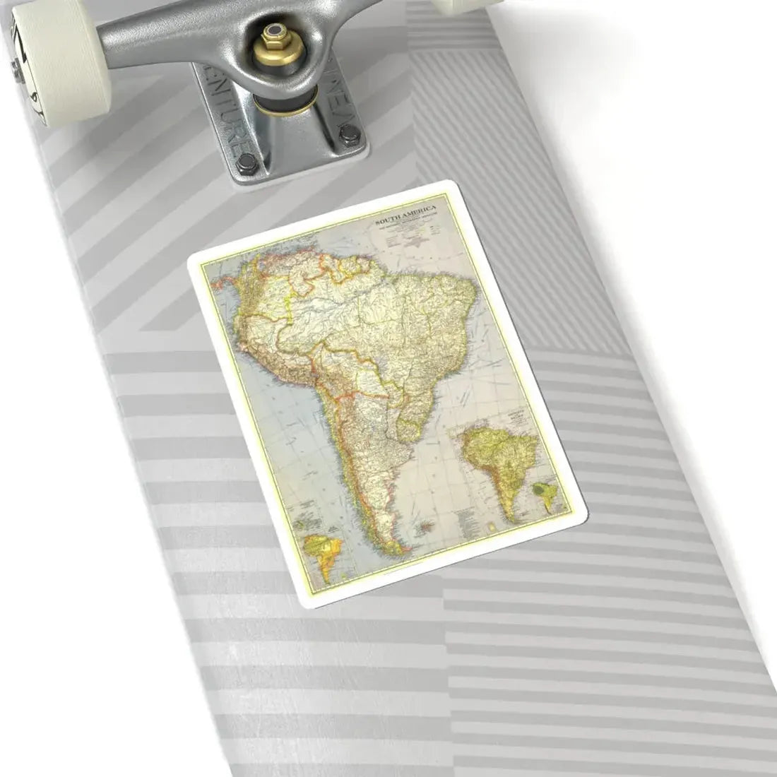 South America (1937) (Map) STICKER Vinyl Kiss-Cut Decal - The Sticker Space