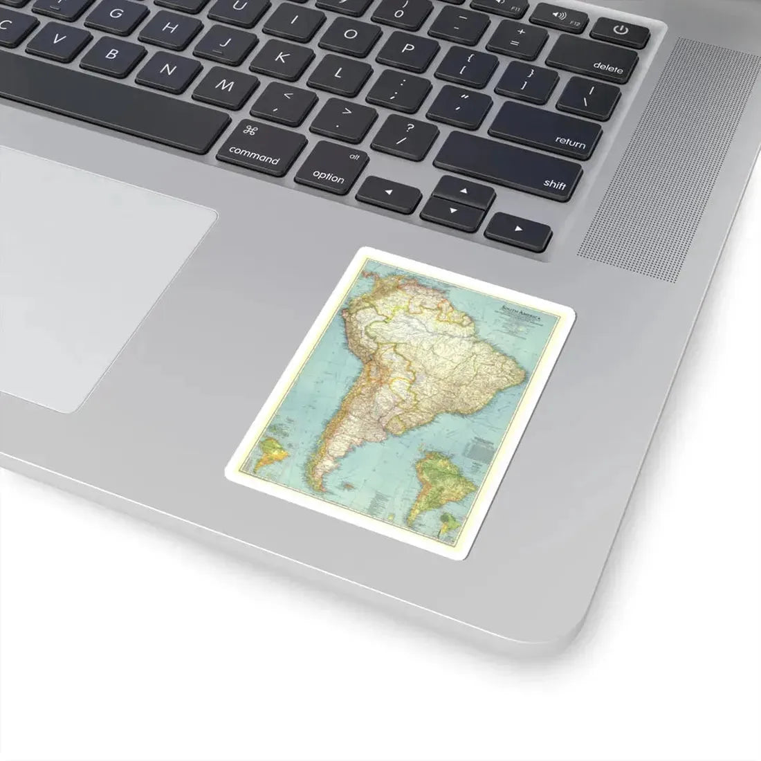 South America (1942) (Map) STICKER Vinyl Kiss-Cut Decal - The Sticker Space