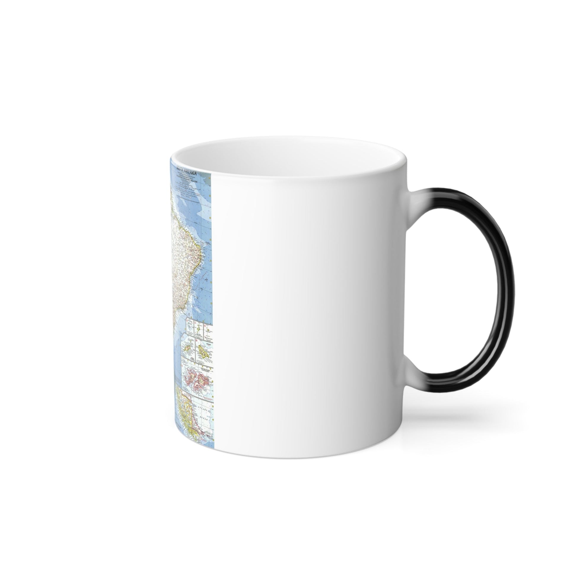 South America (1960) (Map) Color Changing Mug 11oz-11oz-The Sticker Space