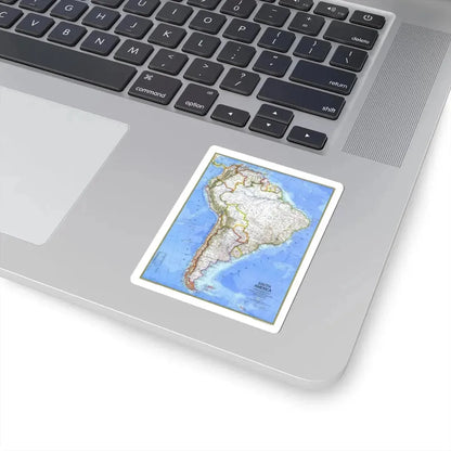 South America (1972) (Map) STICKER Vinyl Kiss-Cut Decal - The Sticker Space