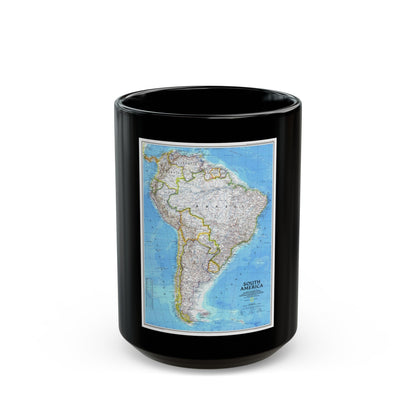 South America (1992) (Map) Black Coffee Mug-15oz-The Sticker Space