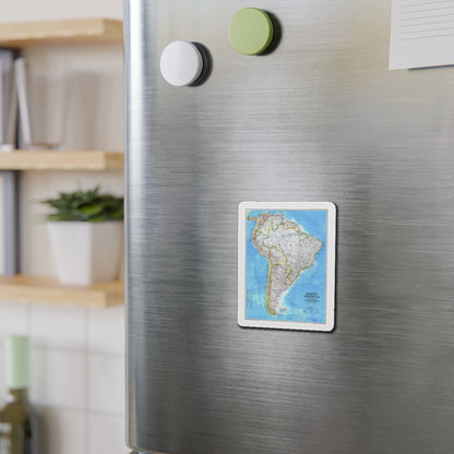 South America (1992) (Map) Refrigerator Magnet-The Sticker Space