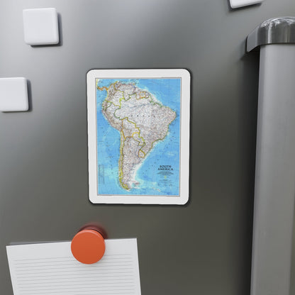 South America (1992) (Map) Refrigerator Magnet-The Sticker Space