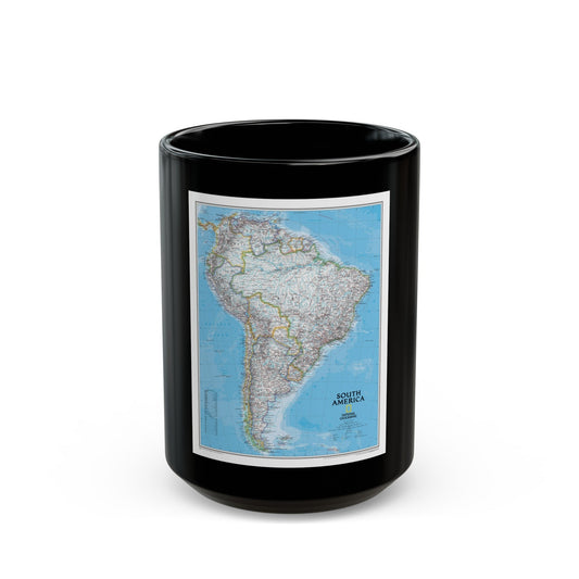 South America (2007) (Map) Black Coffee Mug-15oz-The Sticker Space