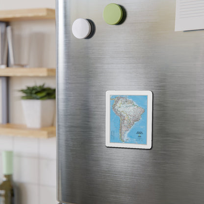 South America (2007) (Map) Refrigerator Magnet-The Sticker Space