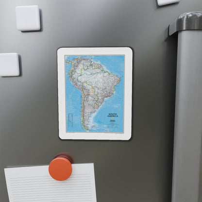 South America (2007) (Map) Refrigerator Magnet-The Sticker Space