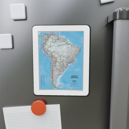 South America (2007) (Map) Refrigerator Magnet-The Sticker Space