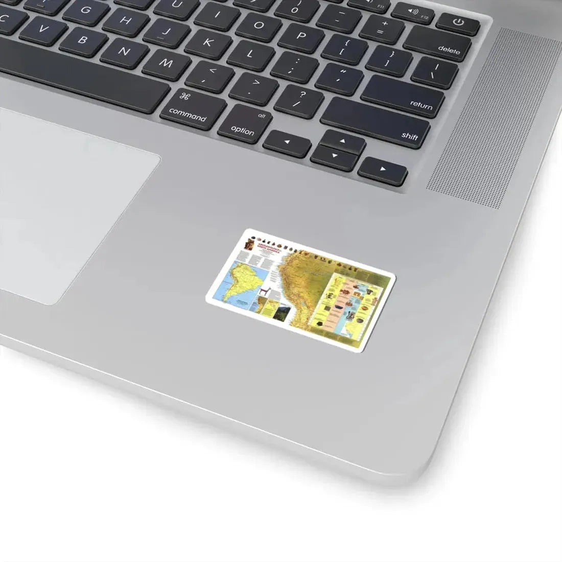 South America - Archaeology (1982) (Map) STICKER Vinyl Kiss-Cut Decal - The Sticker Space