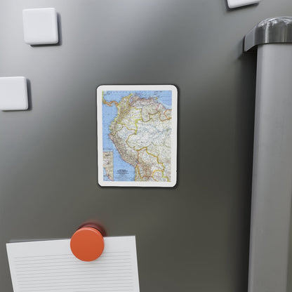 South America - Northwestern (1964) (Map) Refrigerator Magnet-The Sticker Space