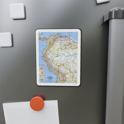 South America - Northwestern (1964) (Map) Refrigerator Magnet-The Sticker Space