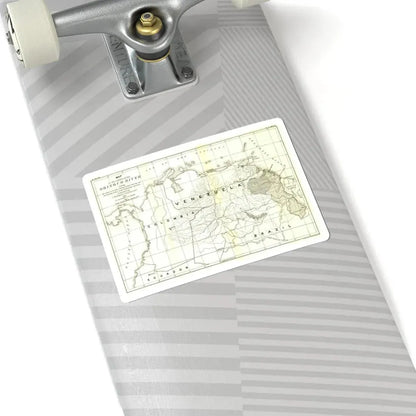 South America - Orinoco River (1896 (Map) STICKER Vinyl Kiss-Cut Decal - The Sticker Space