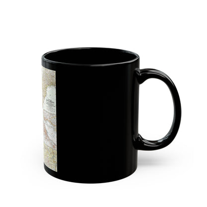 South America - Southern (1958) (Map) Black Coffee Mug-The Sticker Space